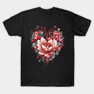 Blooming heart T-Shirt